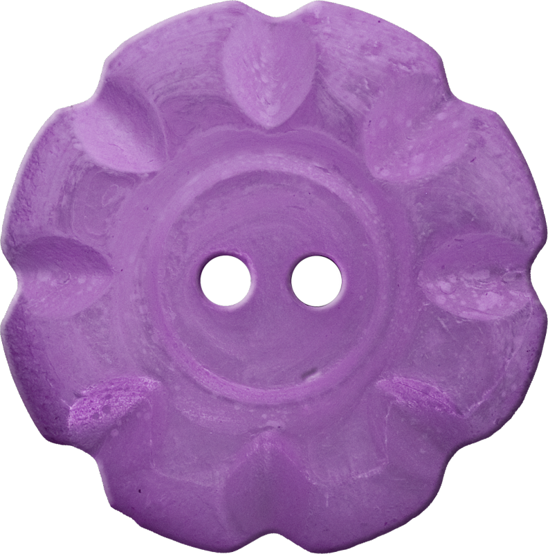 Button With Scalloped Border, Purple - Tropical Fish Wallpaper Border (792x800), Png Download