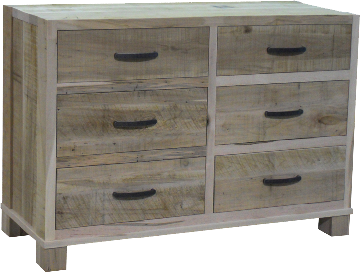 Backwoods 6 Drawer Dresser - Chest Of Drawers (777x600), Png Download