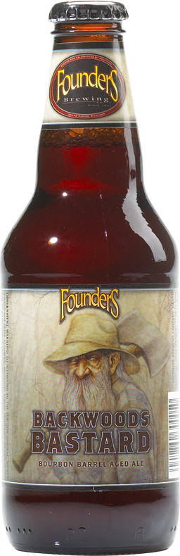 Backwoods Bastard - Founders Backwoods Bastard (256x790), Png Download