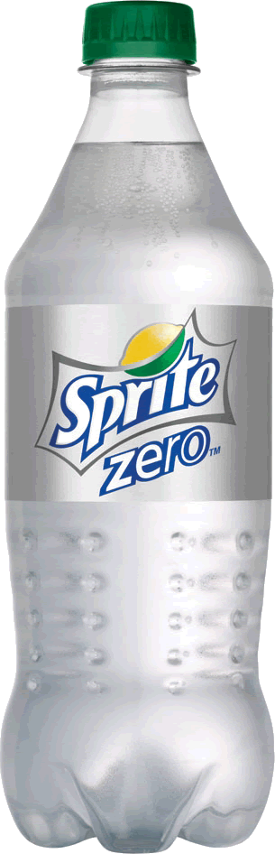 Grey Sprite Bottle Png Images Logo - Sprite Zero 16 Oz (305x946), Png Download