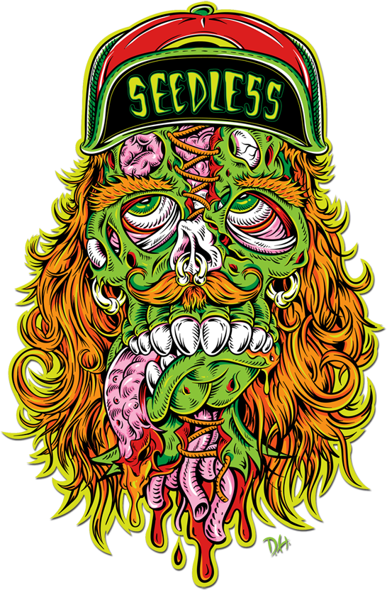 Backwoods Vector Illustration - Seedless (565x864), Png Download