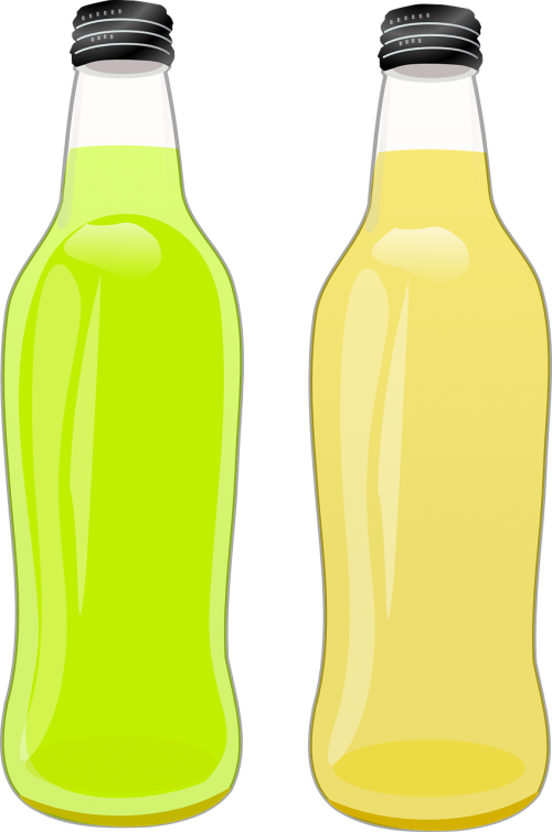 Botella De Limonada Png (500x754), Png Download