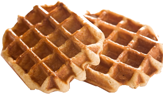 Download - Belgian Waffle Png (589x346), Png Download