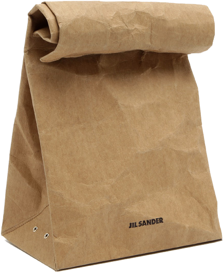 Paper Bag Png Picture - Rolled Up Paper Bag (800x600), Png Download