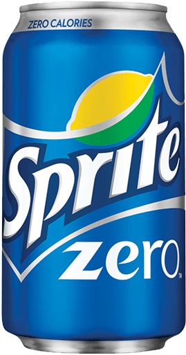 Sprite Zero Blue Can - Sprite Zero Can (300x518), Png Download