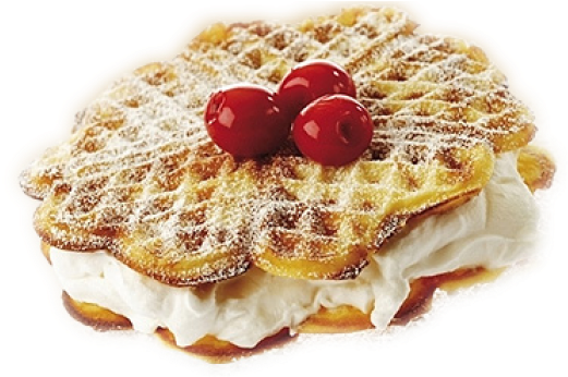 Waffle Irons For Heart-shaped Waffles - Brusselse Wafels Png (630x400), Png Download