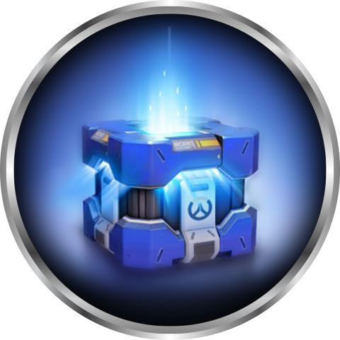 Overwatch Leveling Boost - Overwatch Loot Box (480x480), Png Download
