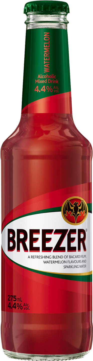 Bacardi Breezer Watermelon 275ml - Bacardi Breezer (1600x2000), Png Download