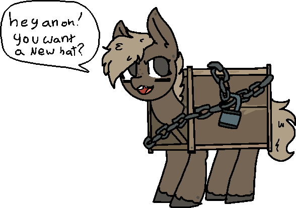 Nootaz, Chains, Crate, Lock, Loot Box, Object Pony, - Crate Art Transparent (588x414), Png Download