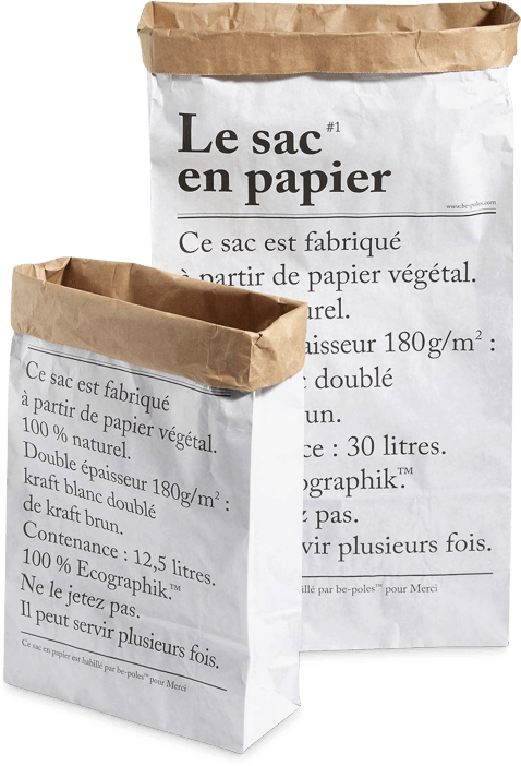 Merci Sac En Papier (750x1000), Png Download
