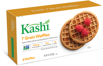 Kashi® Waffles, 7 Grain - Kashi Waffles (360x340), Png Download