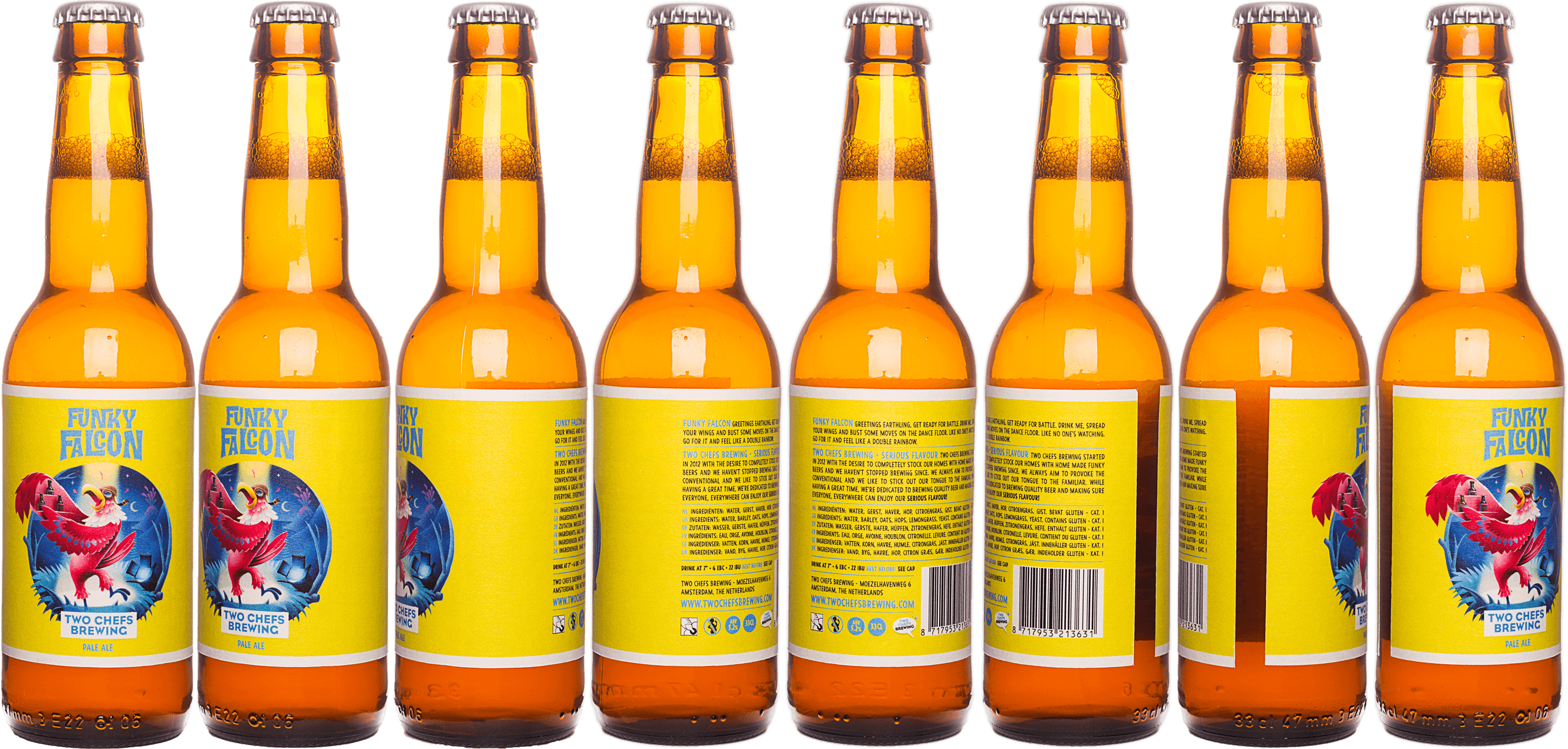 18 Years Or Older - Two Chefs Funky Falcon (2720x1300), Png Download