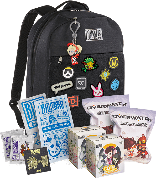 11978 Blizzcon 2017 Goody Bag And Epic U - Blizzard Entertainment (825x825), Png Download