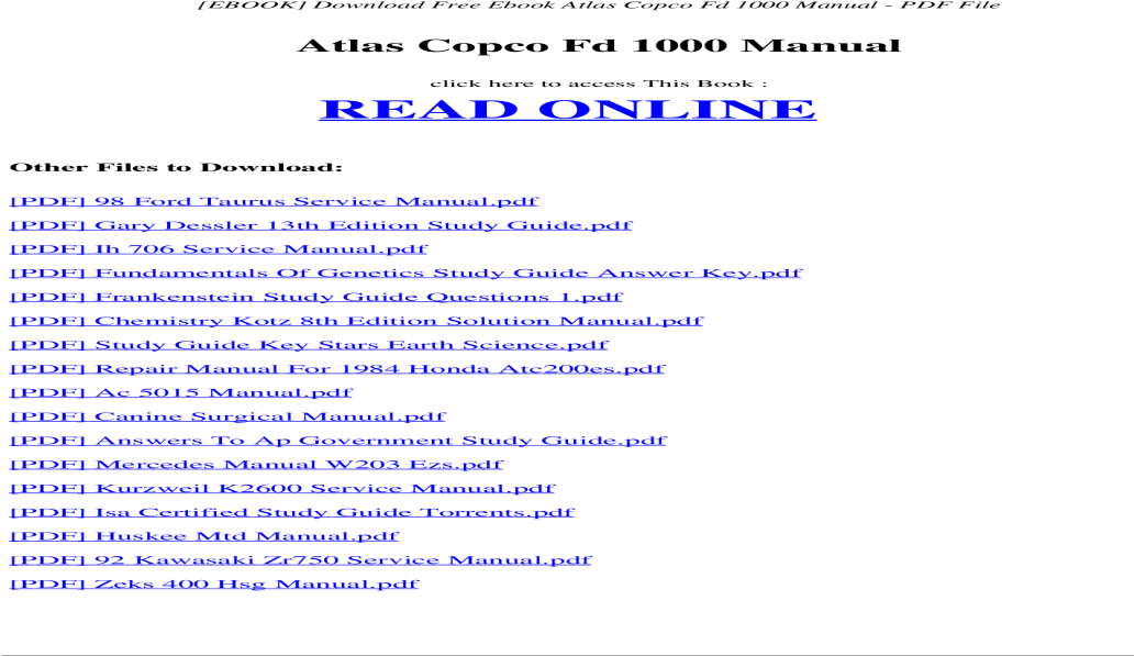 Atlas Copco Ga 500 Ff Manual Ebook Rh Atlas Copco Ga - Air Dryer (1200x630), Png Download