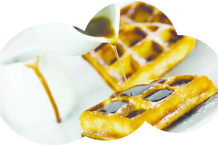 Mask-waffles - Waffle (792x488), Png Download