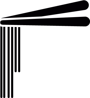 Chopsticks With Noodles Vector - Chopstick And Noodle Icon (400x400), Png Download