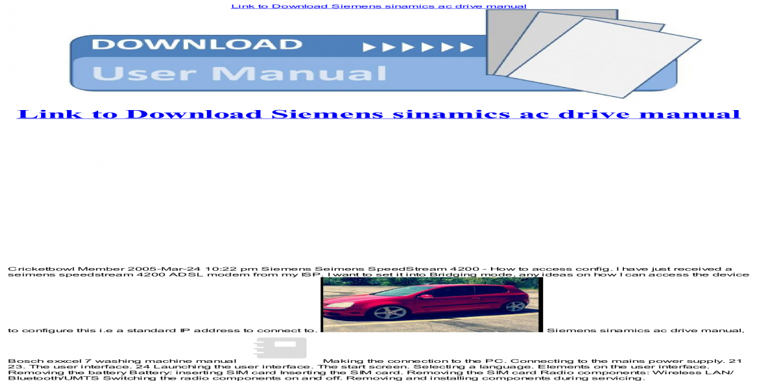 Siemens Harmony Vfd Manual Rh Siemens Harmony Vfd Manual - User Guide (1200x630), Png Download