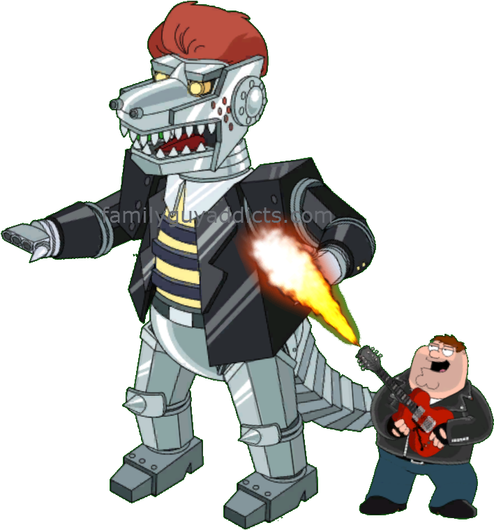 Mecha Rick Astley And Rockstar Peter - Rick Astley (735x785), Png Download