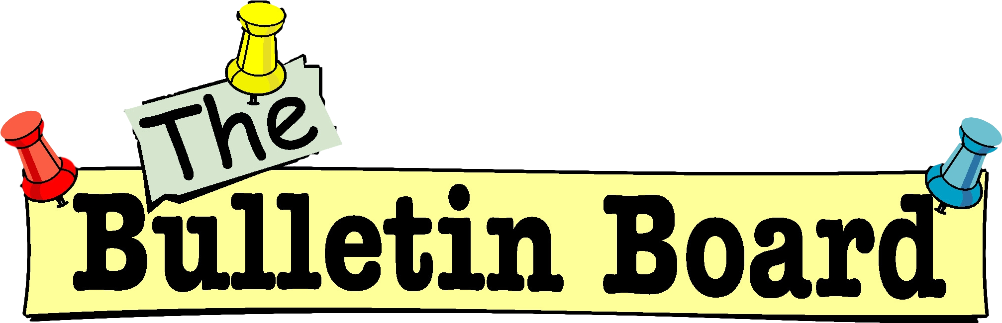 Svg Stock Board Calvary Baptist Church Unity In Community - Bulletin Board Clip Art (2022x649), Png Download
