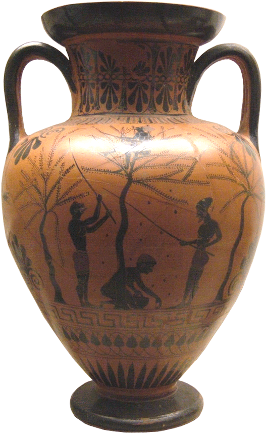 Ancient Greek Pottery Png (647x901), Png Download