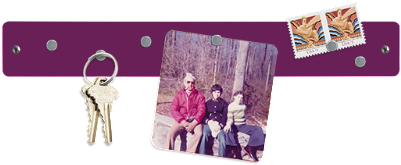 Magnetic Strip Bulletin Board - Mini Strip Magnet Board - Plum Three By Three (800x800), Png Download