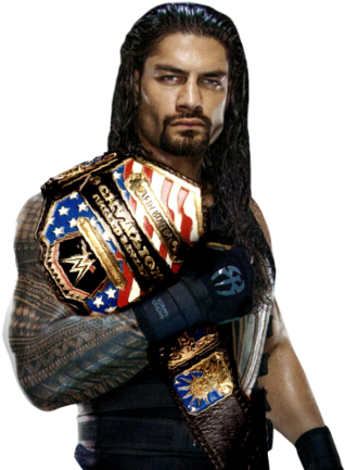 Roman Reigns Champion 2016 (400x458), Png Download