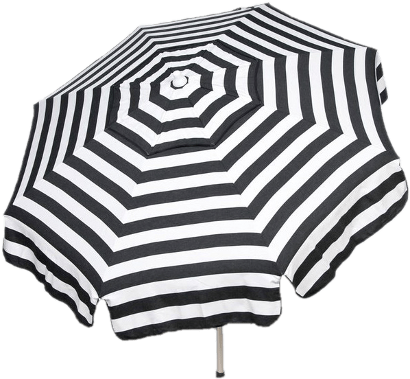 Atlanta - Red And White Striped Beach Umbrella (800x800), Png Download