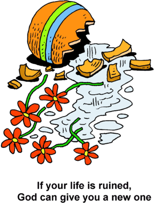 Broken Vase Clipart (303x400), Png Download