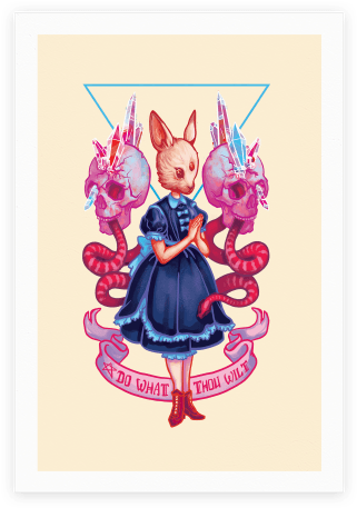 Celebrate The Great Words Of Occult Icon Aleister Crowly - Do What Thou Wilt Tote Bag: Funny Tote Bag From Lookhuman. (484x484), Png Download