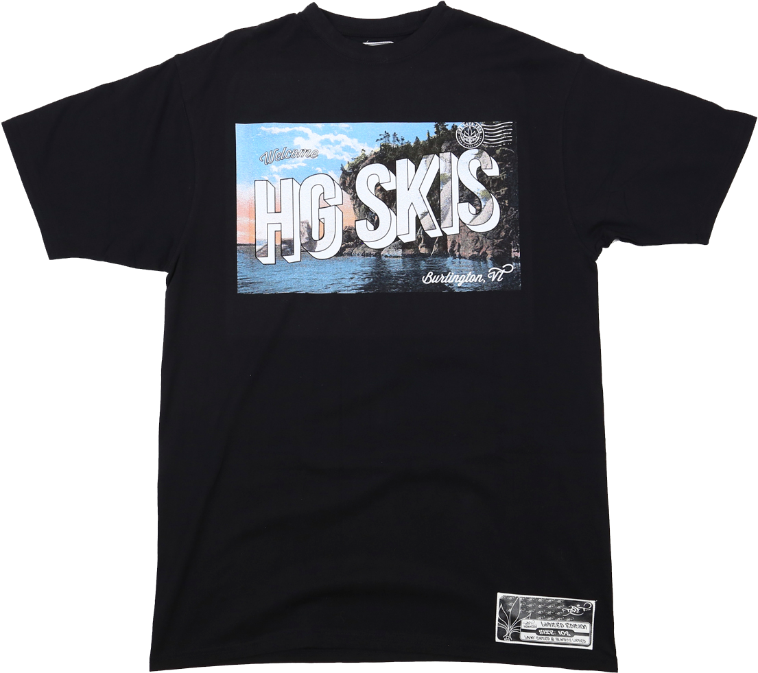 Hg Vacation Tee Black - Obey Black T Shirt (1200x1200), Png Download