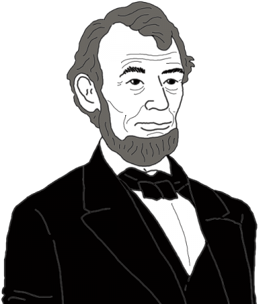 Abraham Lincoln - Tiny Abraham Lincoln (450x450), Png Download
