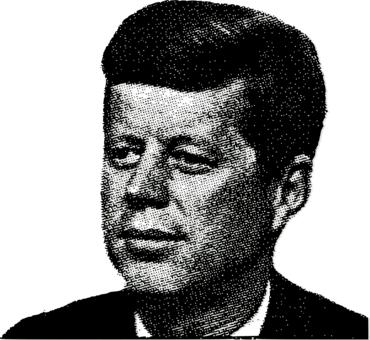 Assassination Of John F - John F Kennedy Clipart (370x340), Png Download