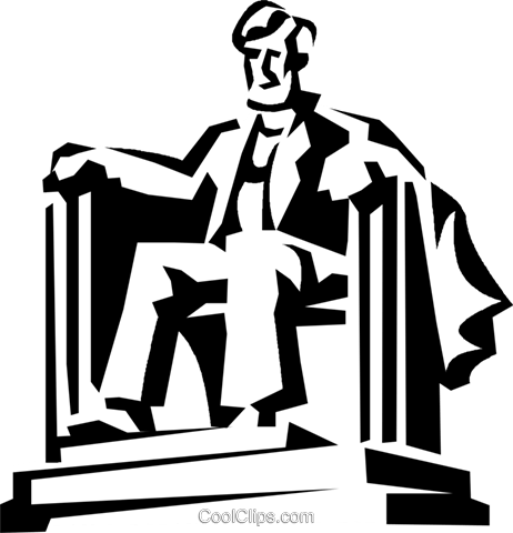 Lincoln Clipart Transparent - Lincoln Memorial Clipart (462x480), Png Download