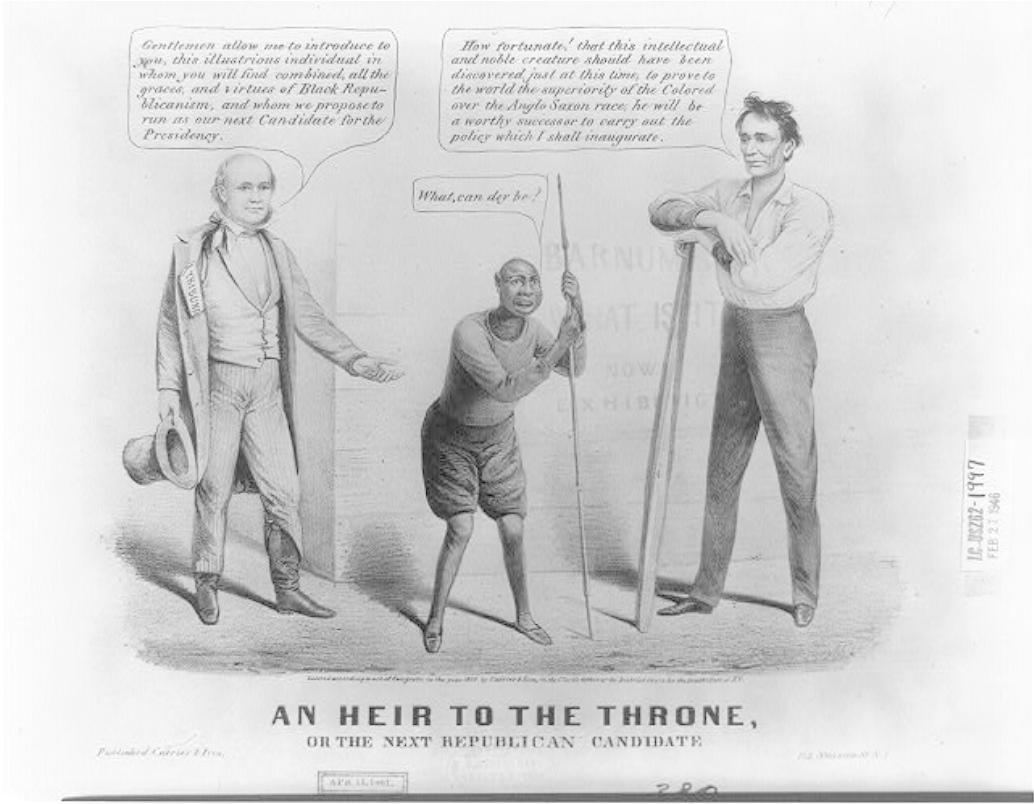 Editor Horace Greeley And Candidate Abraham Lincoln - Cartoons (1430x803), Png Download