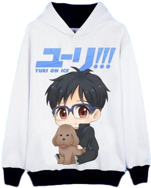 Yuri On Ice Hoodie - Yuri On Ice Chibi (400x400), Png Download