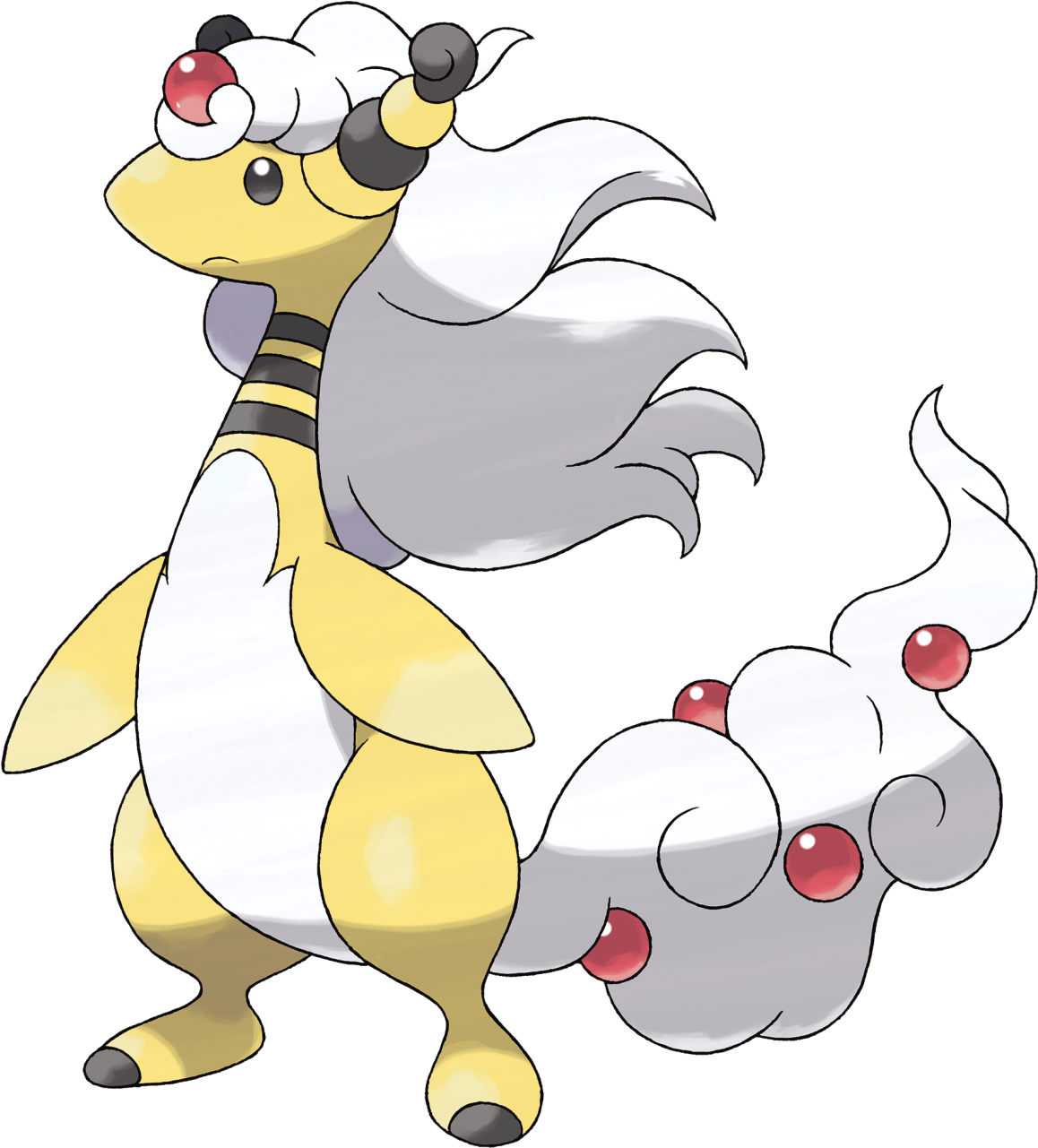 Mega Ampharos = Pc Master Race Mon - Mega Ampharos (1280x1280), Png Download