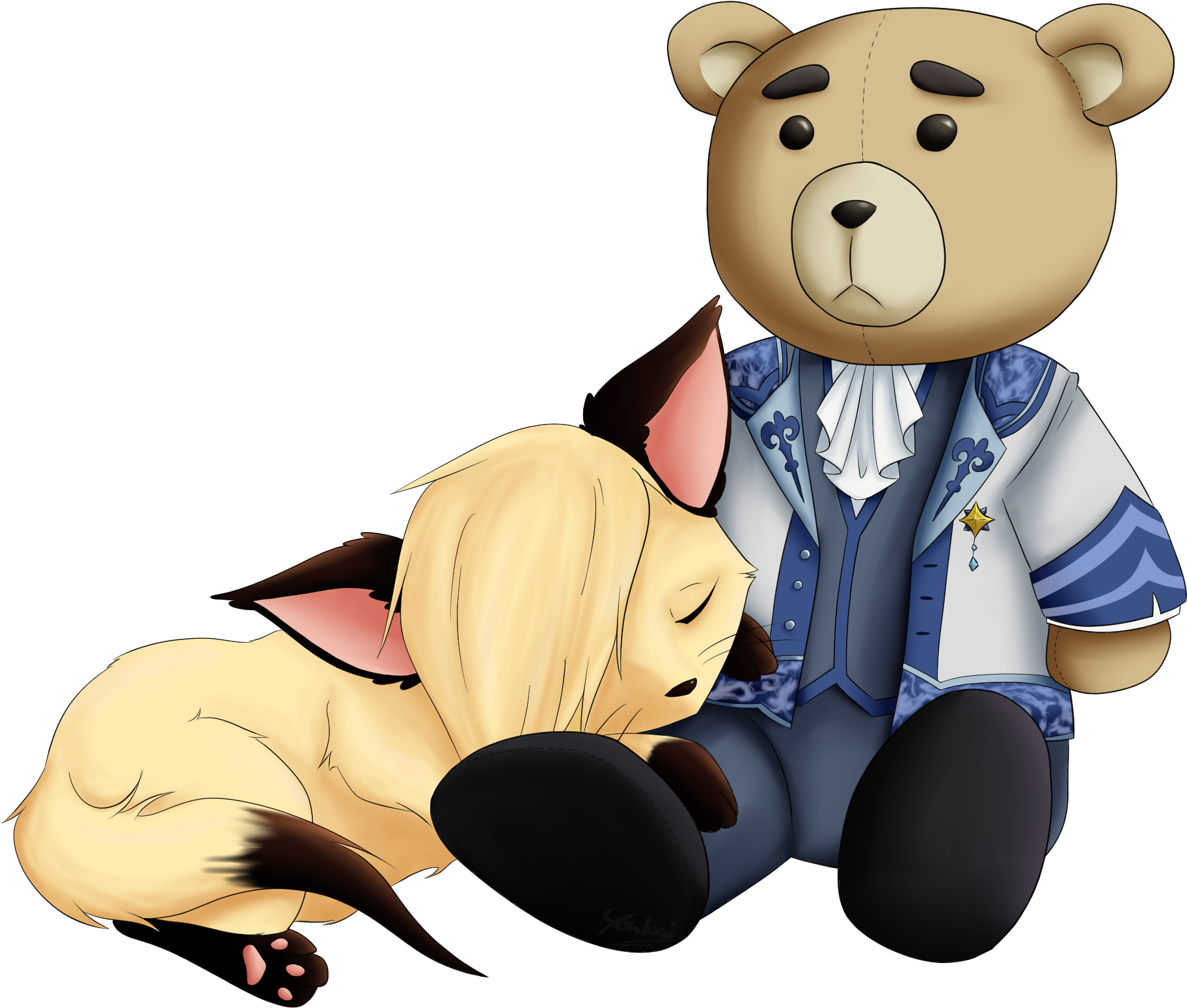 Ice Kitten Of Russia - Teddy Bear (2000x2000), Png Download