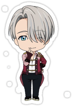 Visit - Yuri On Ice Chibi Png (375x360), Png Download