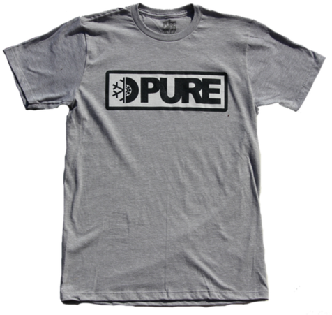 Pure Bar Logo Youth T-shirt Athletic Heather - Shirt (480x480), Png Download