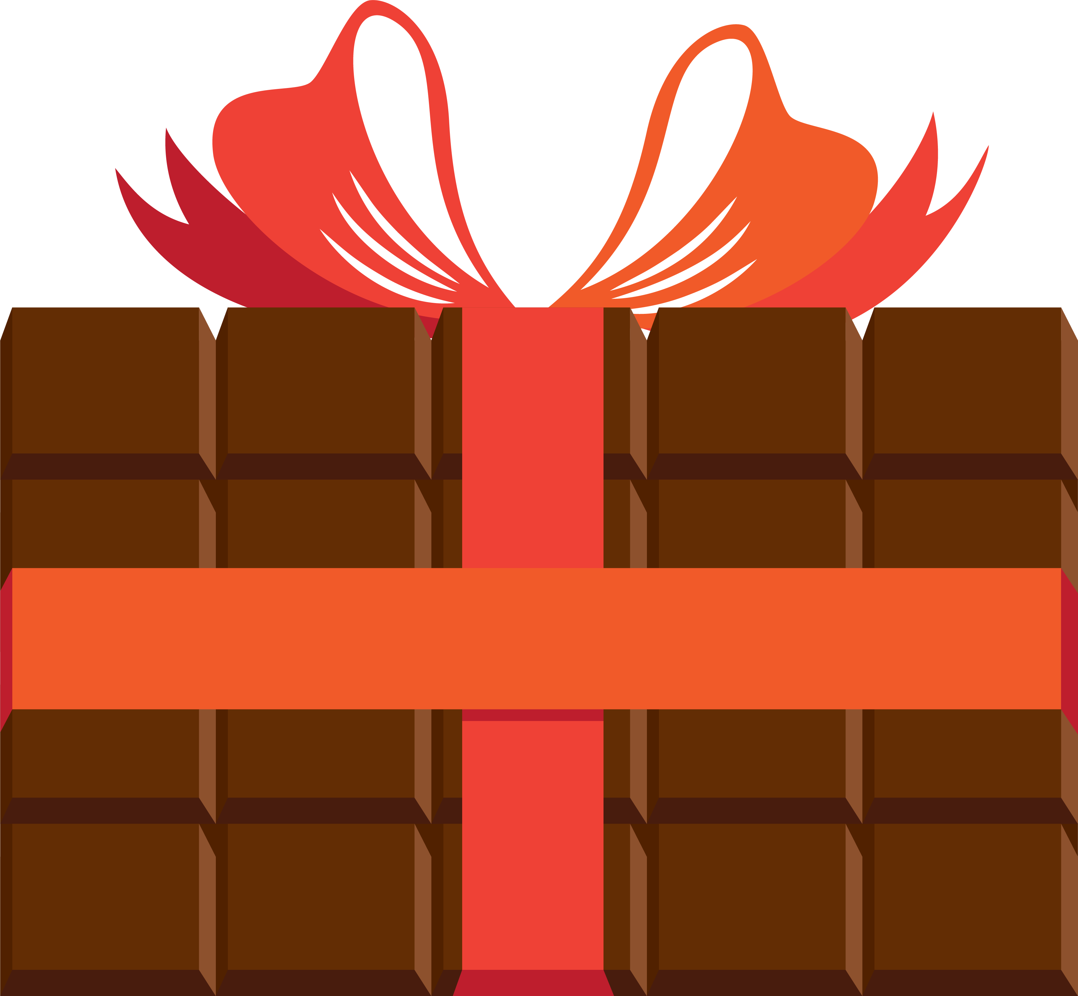 Chocolate Striped Patterns Transprent - Chocolate (3501x3237), Png Download