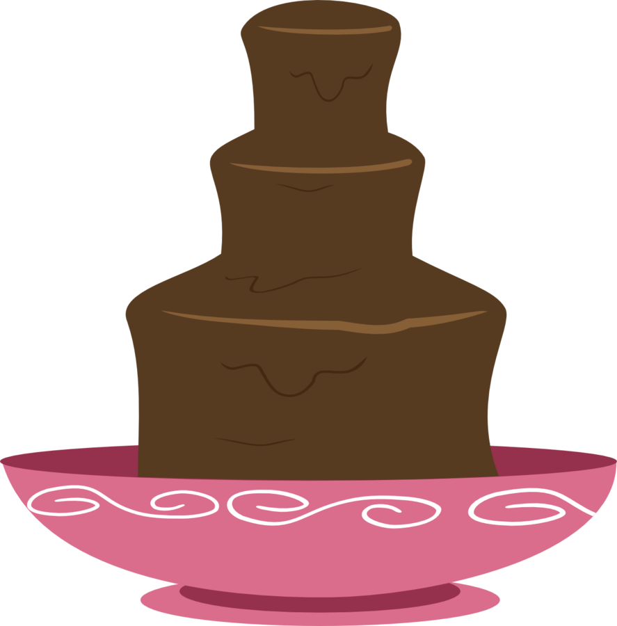 Drawn Chocolate Animated - Chocolate Fountain Clip Art (887x900), Png Download