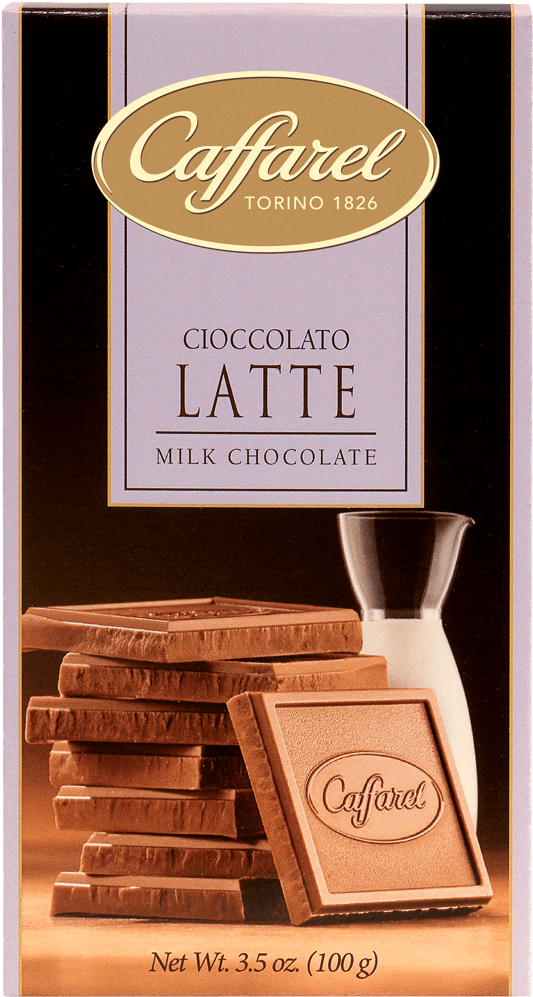 Milk Gourmet Bar 100g - Caffarel Milk Chocolate (1200x1200), Png Download