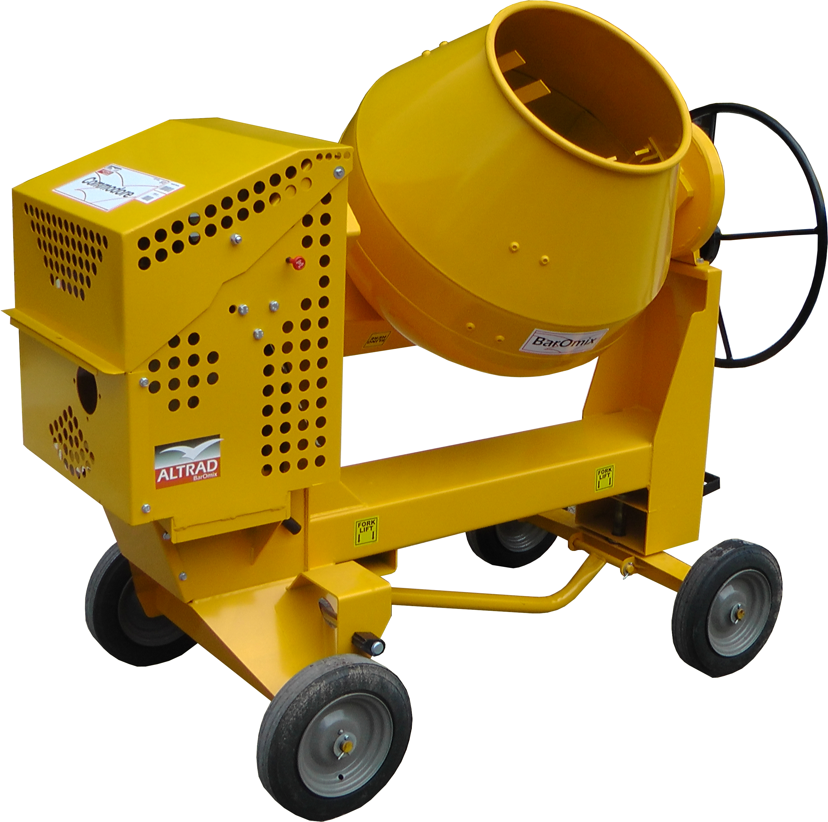 Baromix Commodore - Concrete Mixer Machine Png (2728x2688), Png Download
