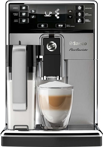 Image For Saeco Coffee Machine - Picobaristo Saeco Hd8927 / 09 Automatic Coffee Machine (519x804), Png Download