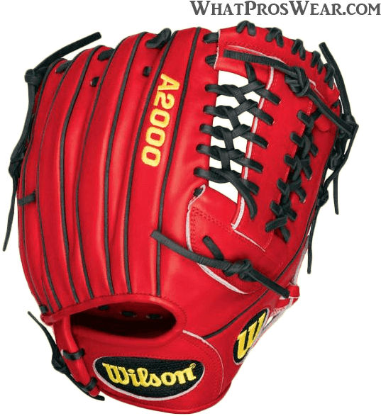Cj Wilson Glove - Gloves In Baseball (583x598), Png Download