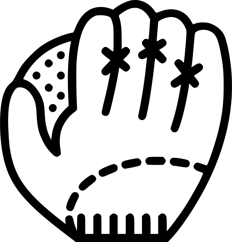 Baseball Glove - - Baseball Glove Svg File (938x980), Png Download