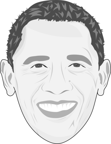 Barack Obama Caricate Of Barack Obama By Thecartoonist - Barack Obama (384x500), Png Download