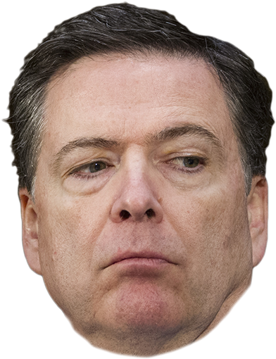 Director James Comey Acknowledges Fbi Is Investigating - James Comey Head Transparent (400x516), Png Download