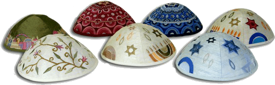 Kippah - Blue And White Porcelain (600x450), Png Download