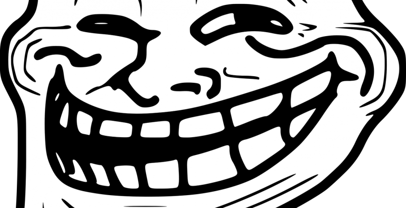 President Obama Aims To Put An End To Patent Trolling - Troll Face Brain (820x420), Png Download